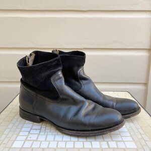 Frye Jamie Suede & Leather Ankle Boots Size 8